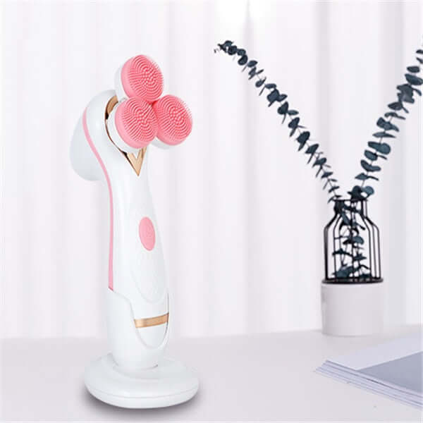 Rechargeable Rotary Silicone Facial Cleansing Brush – Dual Speed Electric Face Exfoliator | Phonax Services