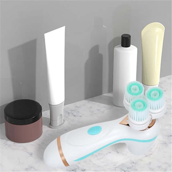 Rechargeable Rotary Silicone Facial Cleansing Brush – Dual Speed Electric Face Exfoliator | Phonax Services