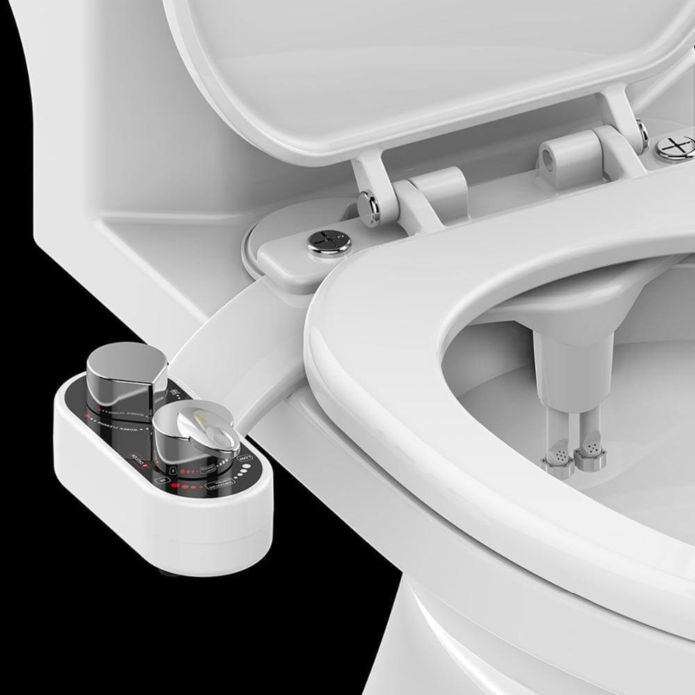 Self-Cleaning Bidet Toilet Attachment – Dual Nozzle Water Spray for Feminine & Rear Wash | Phonax Services