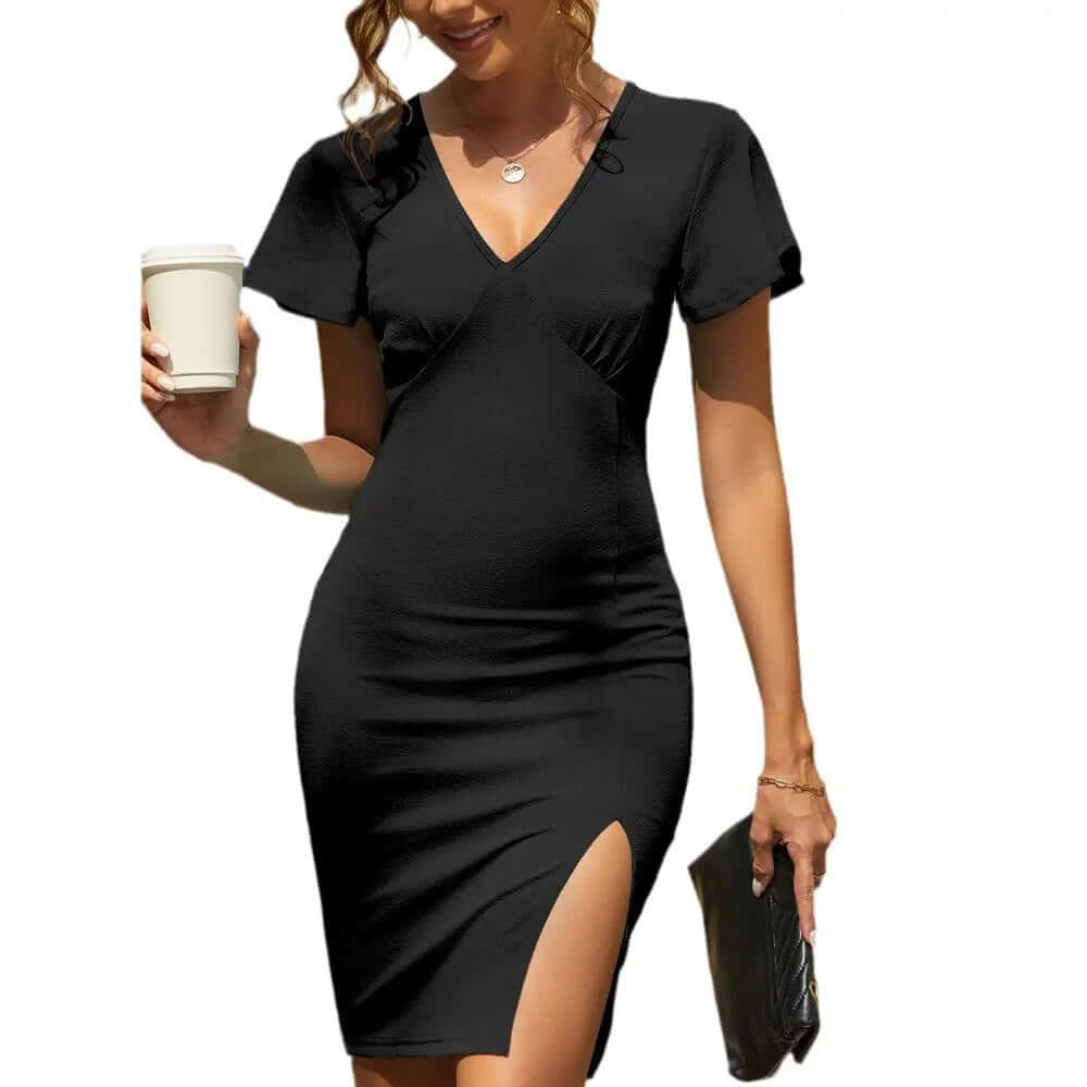 ChicStyle Slim Fit Knitted Dress – Elegant High-Waisted Design | Phonax Services