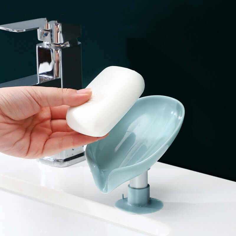 Soap Dish Soap Shelf Drain Free Perforation Vertical Soap Rack | Phonax Services