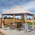 Soft-topped Metal Gazebo With Mosquito Nets And Sun Blinds | Phonax Services