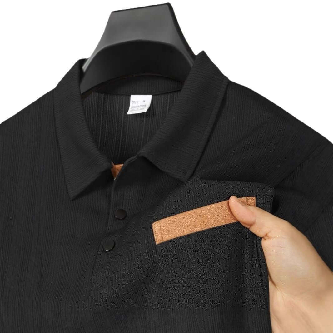 Sports Long Sleeve Lapel Men's Polo Shirt | Phonax Services