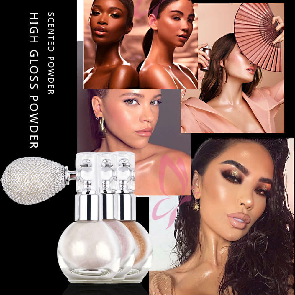 Shimmer Highlight Spray – Body & Face Glitter Powder Mist for Glow Makeup (3g) | Phonax Services