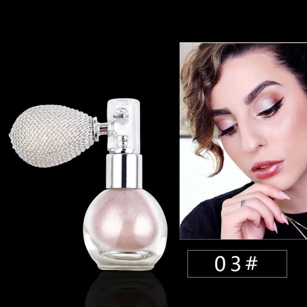 Shimmer Highlight Spray – Body & Face Glitter Powder Mist for Glow Makeup (3g) | Phonax Services