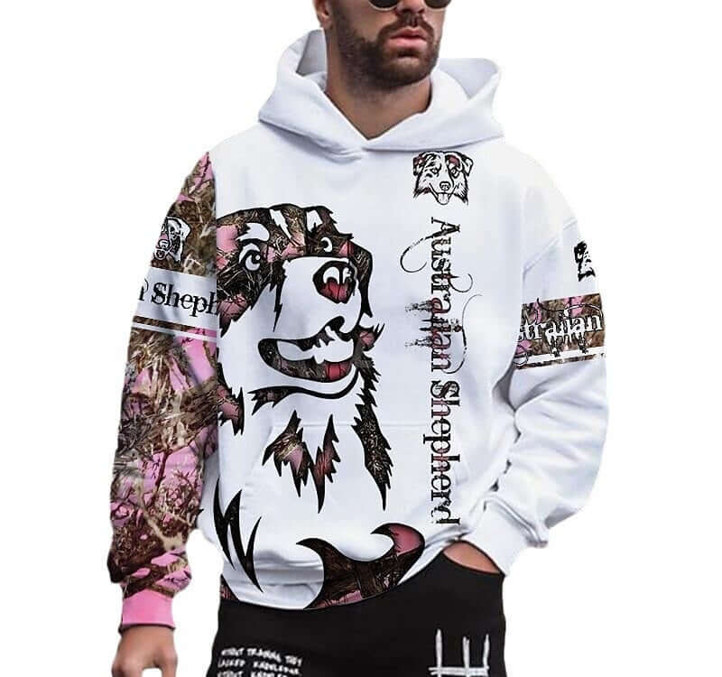 Spring 3D Printed Hooded Long Sleeve Sweater | Phonax Services