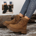 YourBrand Square-Heeled Lace-Up Boots – Stylish Fall Winter Essential | Phonax Services