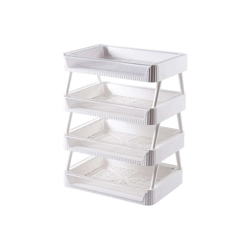 Stackable Folding Kitchen Storage Rack with Drain Basket – Phonax | Phonax Services