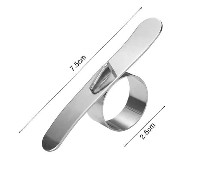 Stainless Steel Orange Peeler Ring – Easy Open Fruit Tool for Citrus & Kitchen Use | Phonax Services