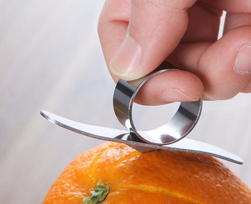 Stainless Steel Orange Peeler Ring – Easy Open Fruit Tool for Citrus & Kitchen Use | Phonax Services