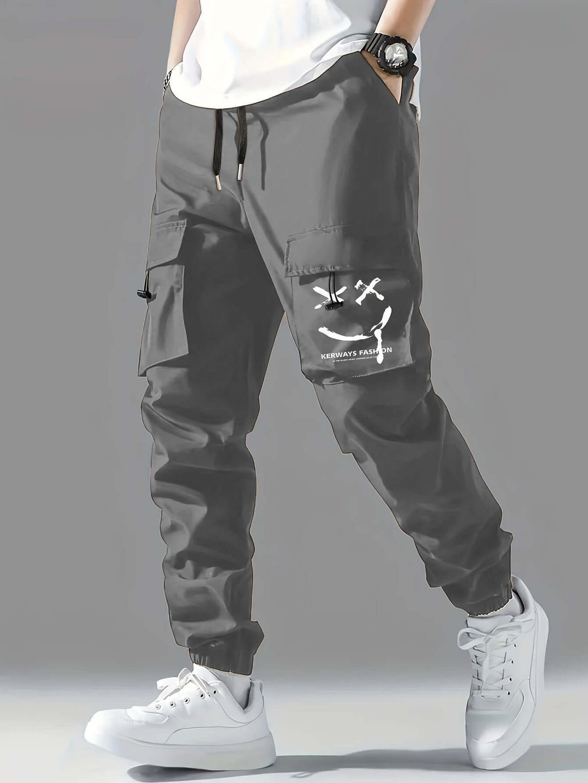 Straight Ankle Tied Wear-resistant Overalls Casual Pants | Phonax Services