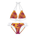 Sunset Vibes Strappy Bikini Set AOP – Adjustable Straps for Perfect Fit | Phonax Services
