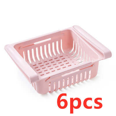 Stretchable Refrigerator Storage Basket – Pull-Out Organizer for Fridge & Kitchen | Phonax Services