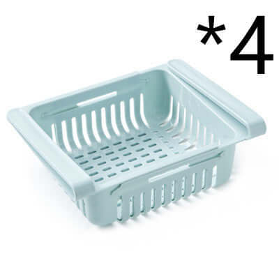 Stretchable Refrigerator Storage Basket – Pull-Out Organizer for Fridge & Kitchen | Phonax Services