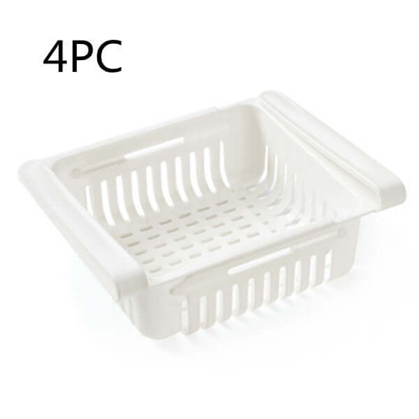 Stretchable Refrigerator Storage Basket – Pull-Out Organizer for Fridge & Kitchen | Phonax Services