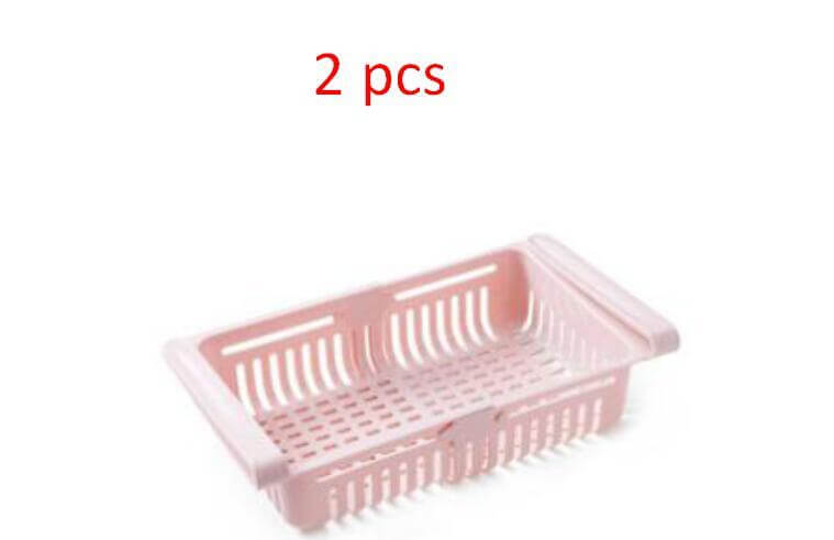 Stretchable Refrigerator Storage Basket – Pull-Out Organizer for Fridge & Kitchen | Phonax Services