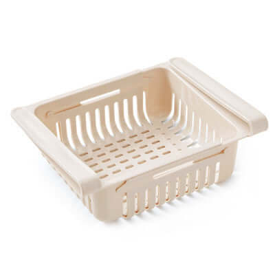 Stretchable Refrigerator Storage Basket – Pull-Out Organizer for Fridge & Kitchen | Phonax Services