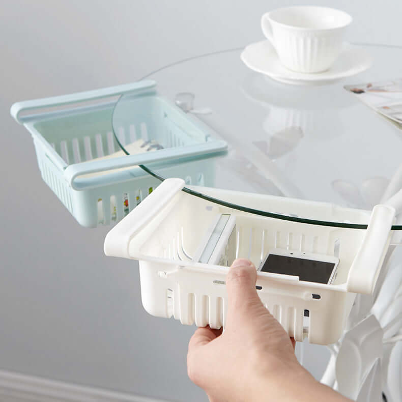 Stretchable Refrigerator Storage Basket – Pull-Out Organizer for Fridge & Kitchen | Phonax Services