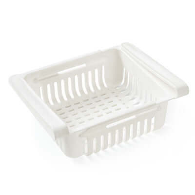 Stretchable Refrigerator Storage Basket – Pull-Out Organizer for Fridge & Kitchen | Phonax Services