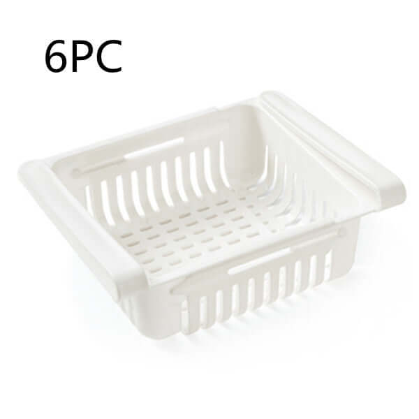 Stretchable Refrigerator Storage Basket – Pull-Out Organizer for Fridge & Kitchen | Phonax Services
