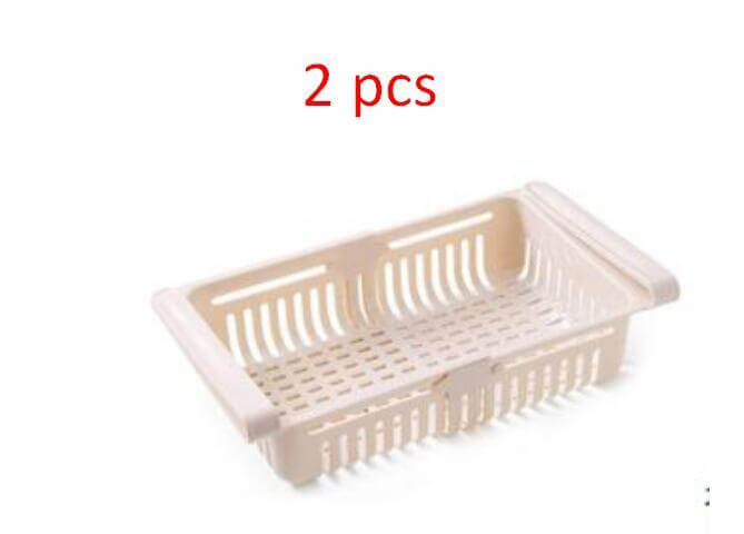 Stretchable Refrigerator Storage Basket – Pull-Out Organizer for Fridge & Kitchen | Phonax Services