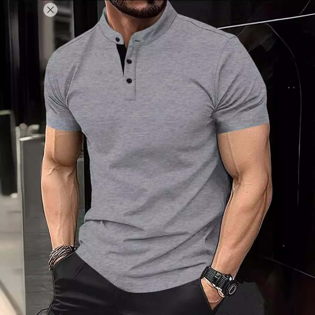 Summer New Polo Shirt Zipper Pocket Men's Sports Polo Shirt | Phonax Services