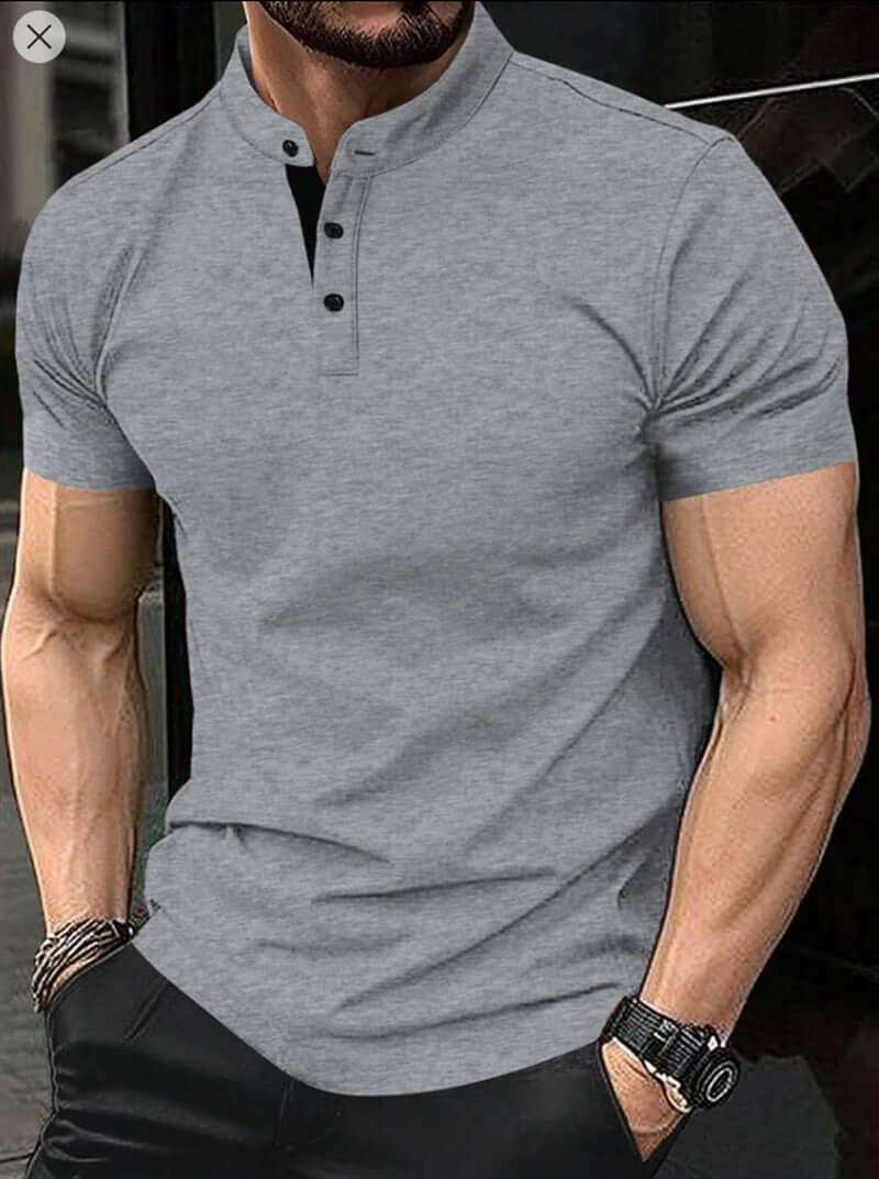 Summer New Polo Shirt Zipper Pocket Men's Sports Polo Shirt | Phonax Services