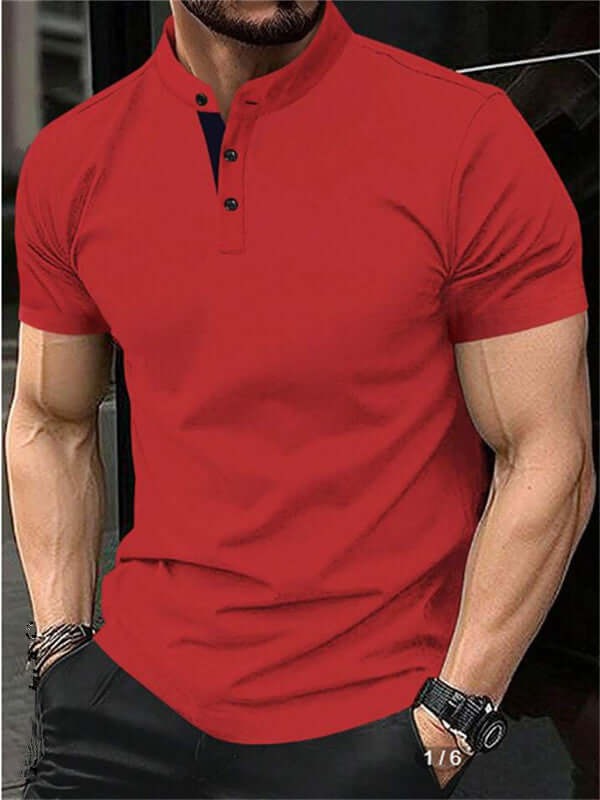 Summer New Polo Shirt Zipper Pocket Men's Sports Polo Shirt | Phonax Services