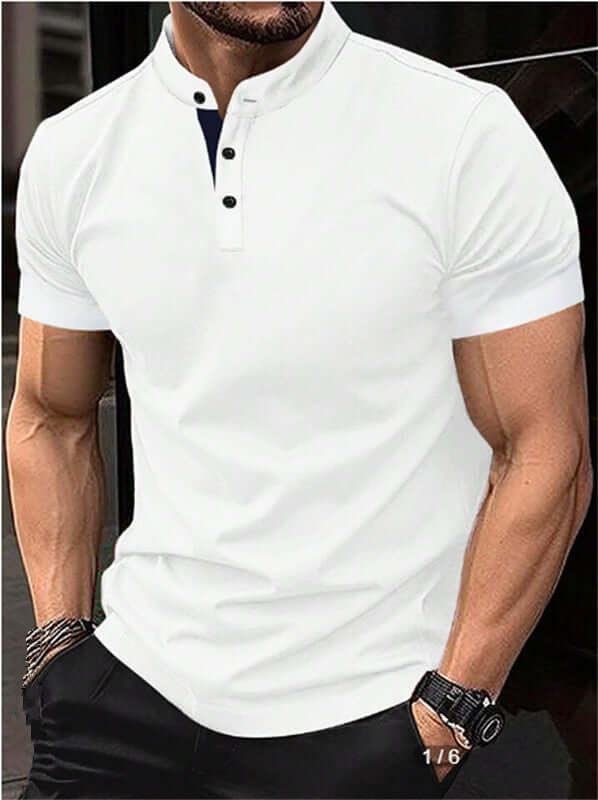 Summer New Polo Shirt Zipper Pocket Men's Sports Polo Shirt | Phonax Services