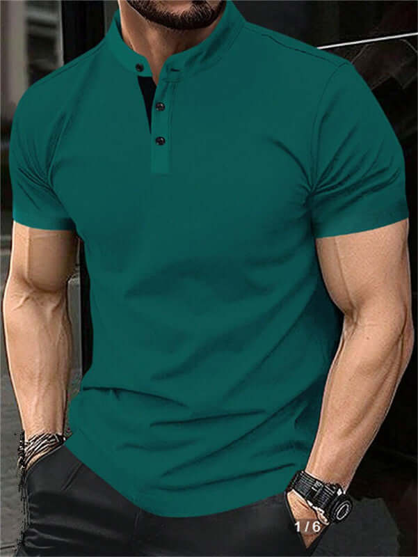 Summer New Polo Shirt Zipper Pocket Men's Sports Polo Shirt | Phonax Services