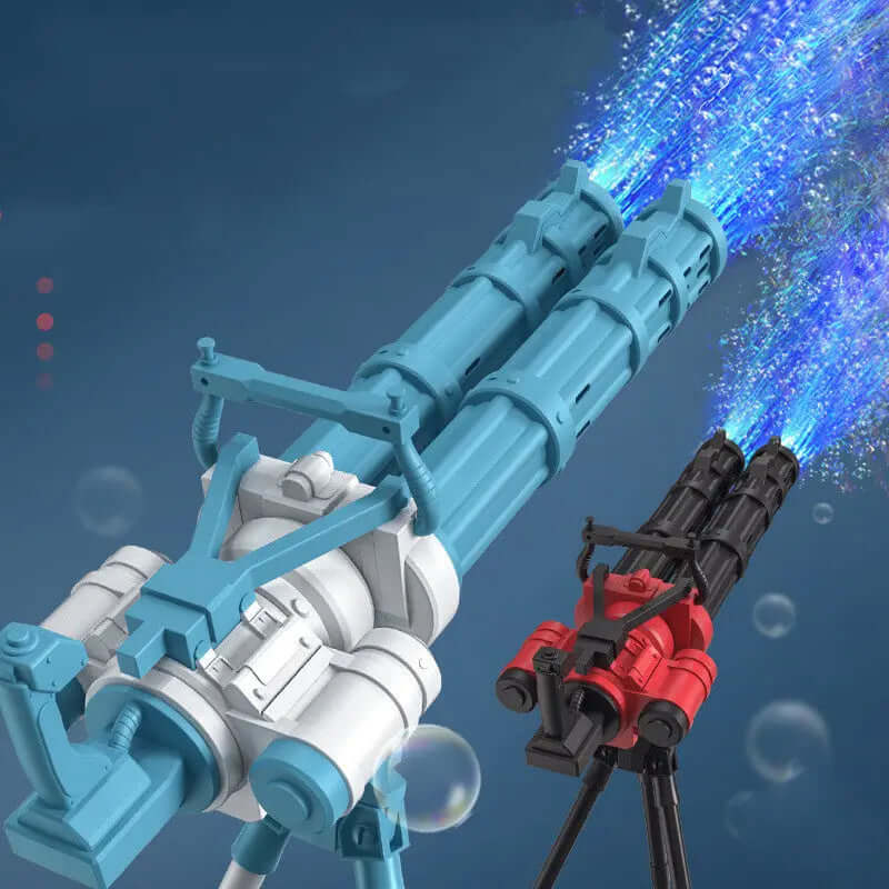Super Big Double-Tube Bubble Gun Machine Outdoor Blowing Soap Bubble Maker Toy Automatic Water Toy | Phonax Services