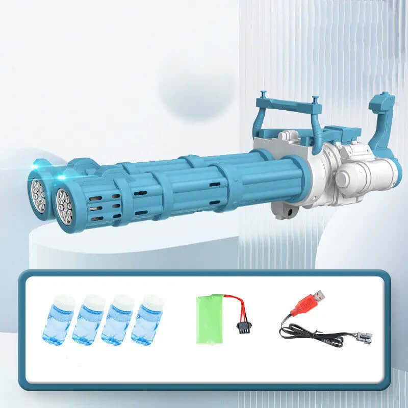 Super Big Double-Tube Bubble Gun Machine Outdoor Blowing Soap Bubble Maker Toy Automatic Water Toy | Phonax Services