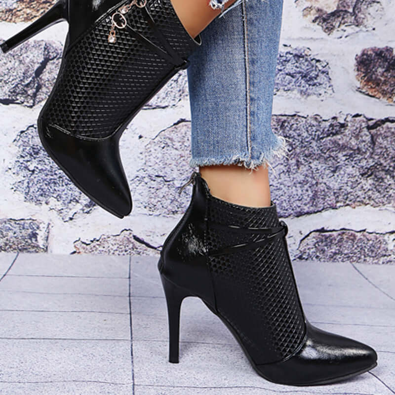 StyleElite Thigh High Heel Boots – Chic Pointed Toe Design | Phonax Services