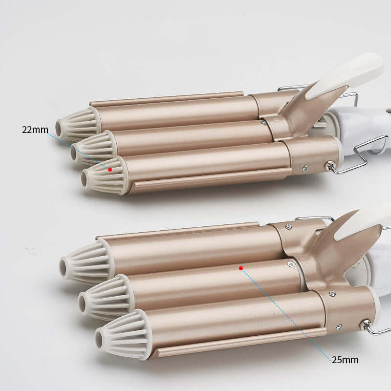 3 Barrel Curling Iron Wand – Triple Tube Hair Waver with Adjustable Heat | Phonax Services