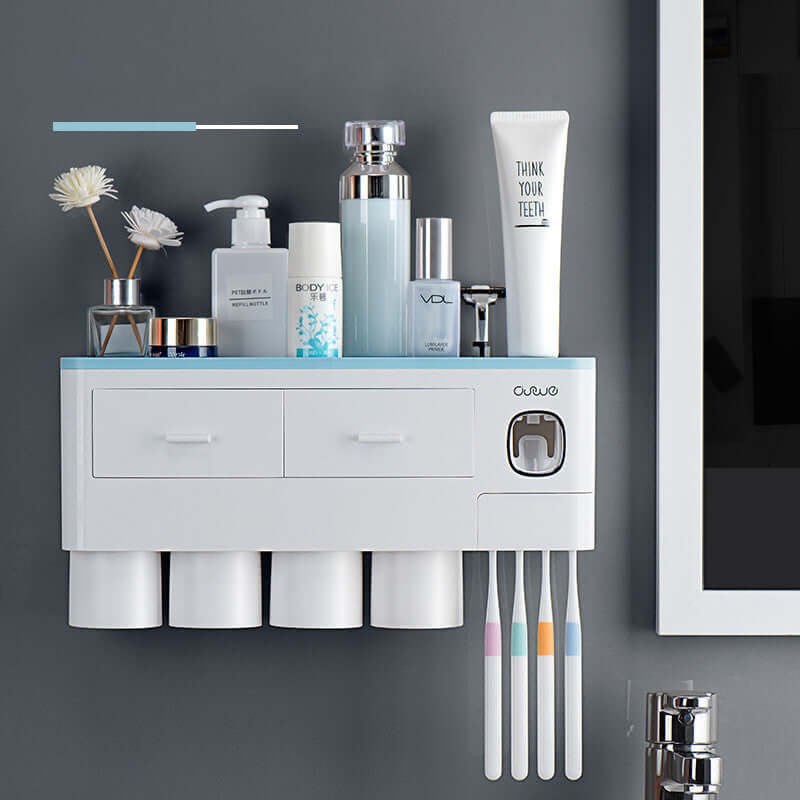 Toothbrush Rack Brush Bathroom Punch-Free Magnetic Toothbrush Holder | Phonax Services