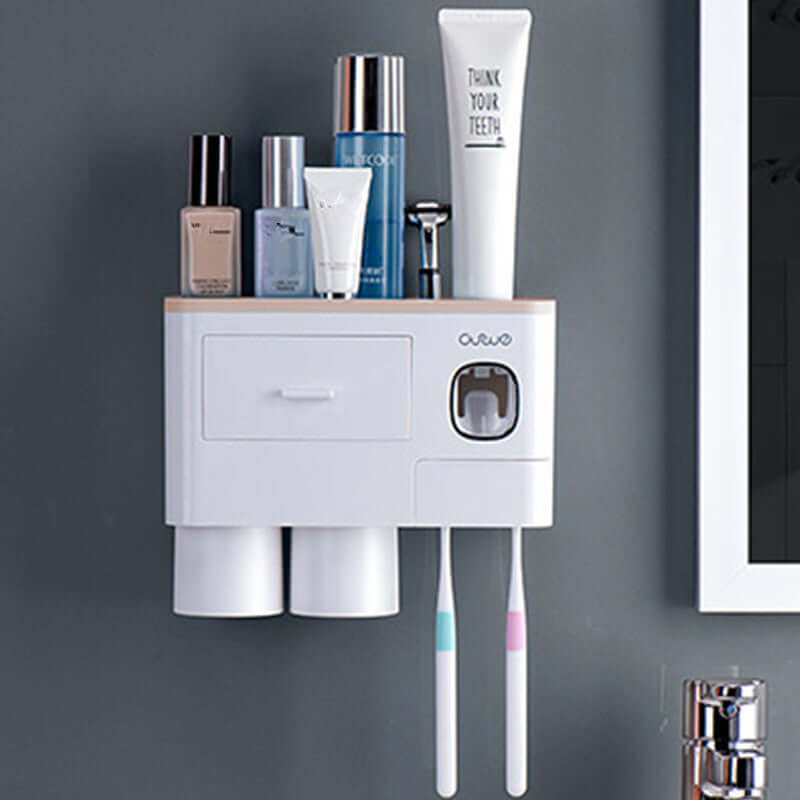 Toothbrush Rack Brush Bathroom Punch-Free Magnetic Toothbrush Holder | Phonax Services