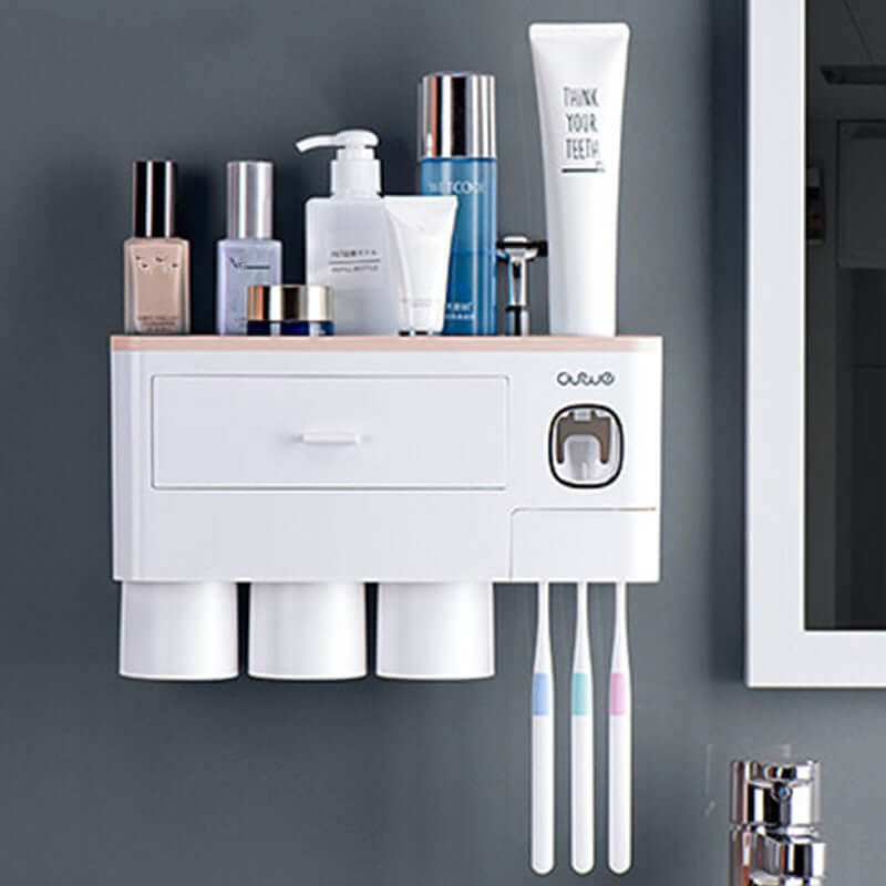 Toothbrush Rack Brush Bathroom Punch-Free Magnetic Toothbrush Holder | Phonax Services