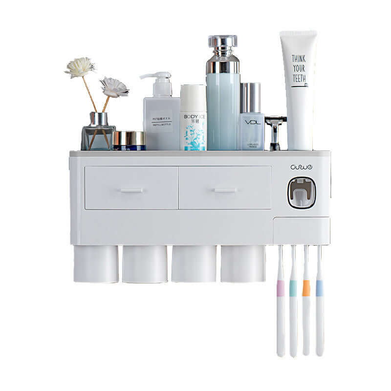 Toothbrush Rack Brush Bathroom Punch-Free Magnetic Toothbrush Holder | Phonax Services