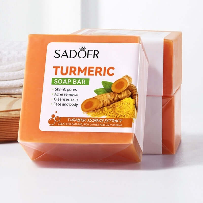 SADOER Turmeric Soap Bar – Natural Cleansing and Skin Care | Phonax Services