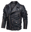 Vintage Leather Men's Coat Jacket | Phonax Services