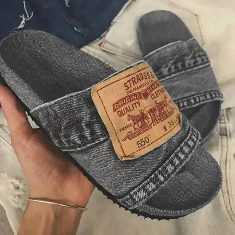 DenimDream Women's Summer Sandals – All-Day Comfort and Stylish Design | Phonax Services