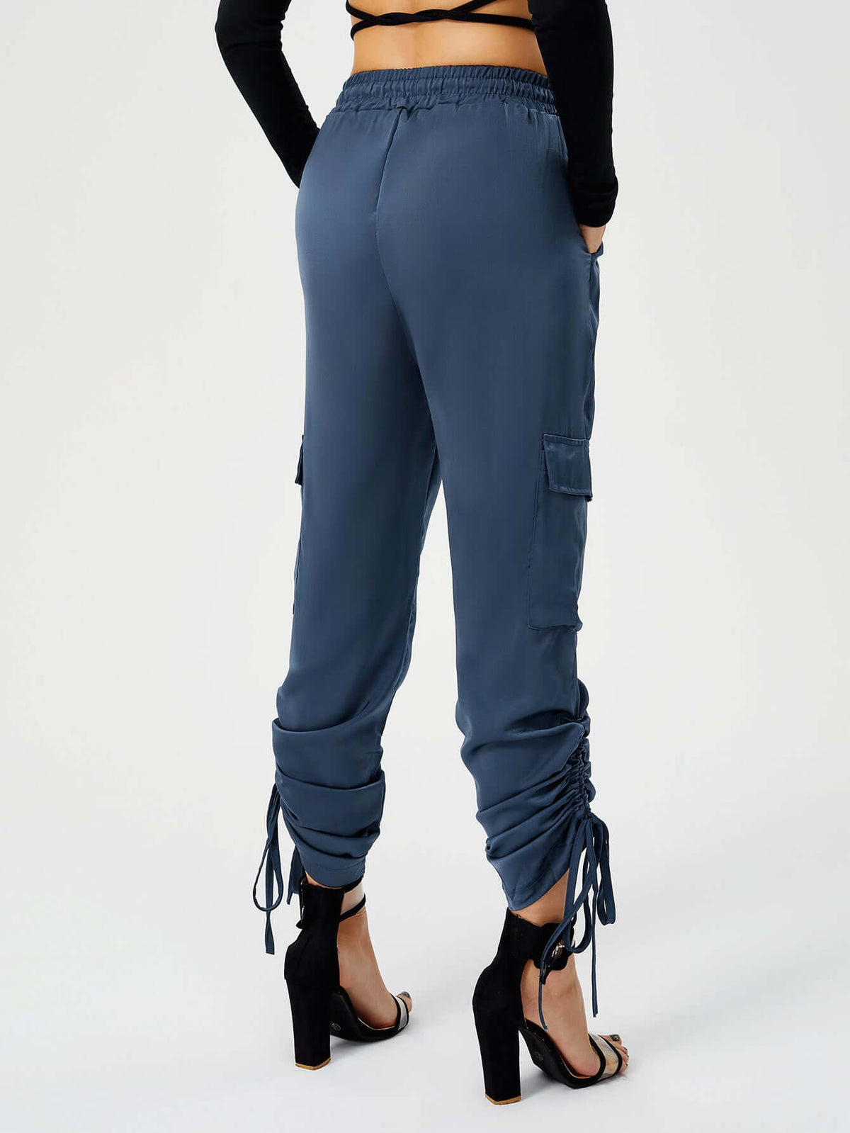 Satin Luxe Women's Jogger Pants – Silky Soft Comfort and Style | Phonax Services