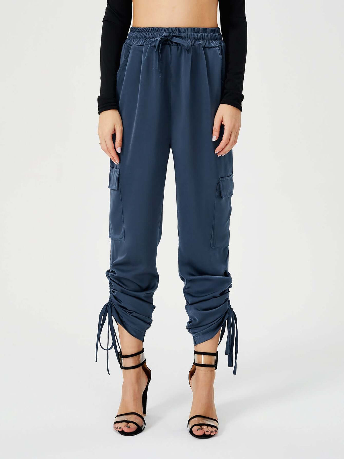 Satin Luxe Women's Jogger Pants – Silky Soft Comfort and Style | Phonax Services