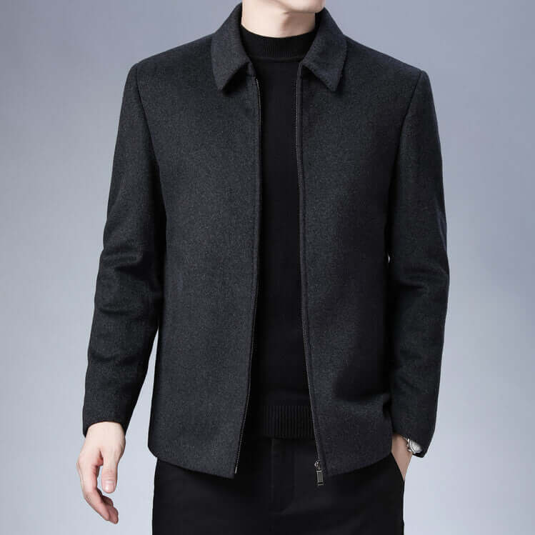 Wool Woolen Men's Lapel Jacket | Phonax Services