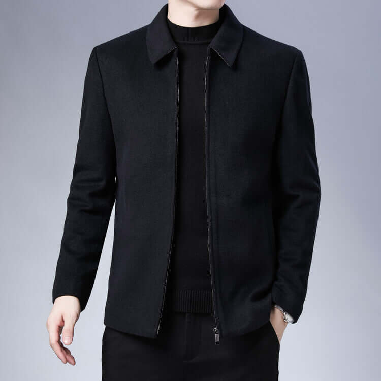 Wool Woolen Men's Lapel Jacket | Phonax Services