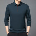 Men’s Long Sleeve Casual Polo Shirt – Straight Fit Pullover with Collar (M–4XL, Multiple Colors) | Phonax Services